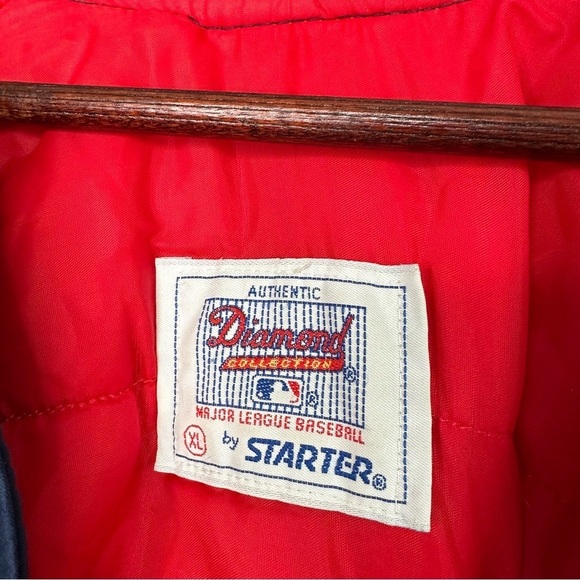 Vintage Cleveland Indians Blue Red Varsity Jacket Size XL - Picture 6 of 7